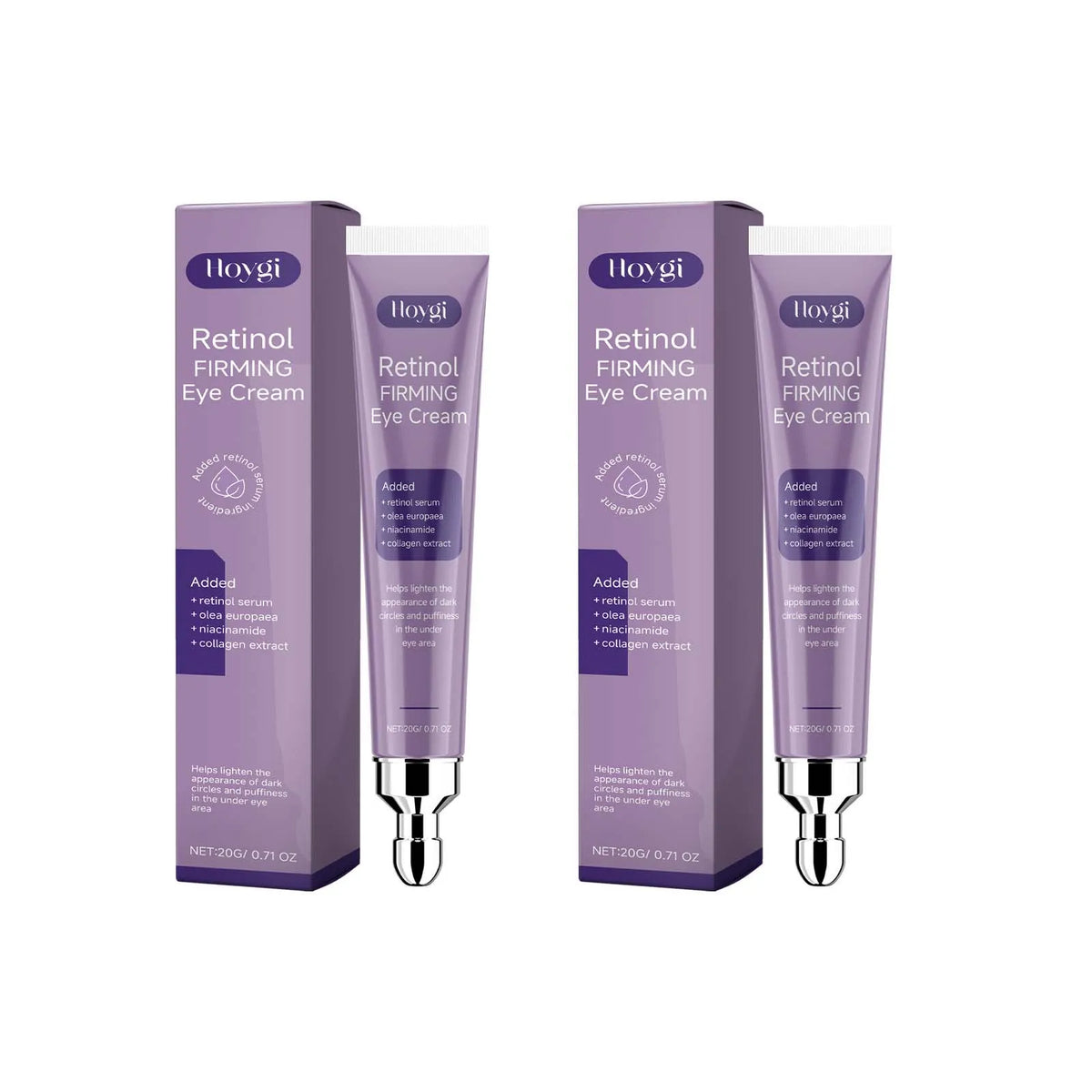 Hoygi Retinol Firming Eye Cream – Brightening & Moisturizing Eye Cream SPOT 2 x 20g Boxed