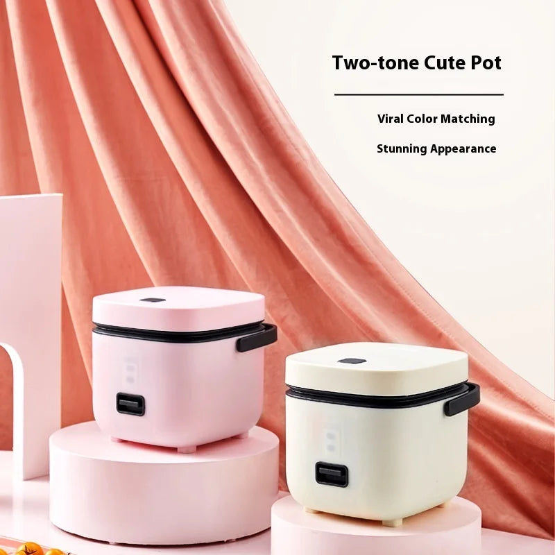 Mini Electric Rice Cooker 1–3 People | Digital Timer, 1.1–2L Mini Rice Cooker SPOT