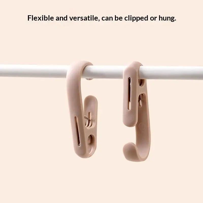 10-Pack 2-in-1 Hook Clips – Bathroom & Kitchen Organizer Hook Clips Organizer SPOT
