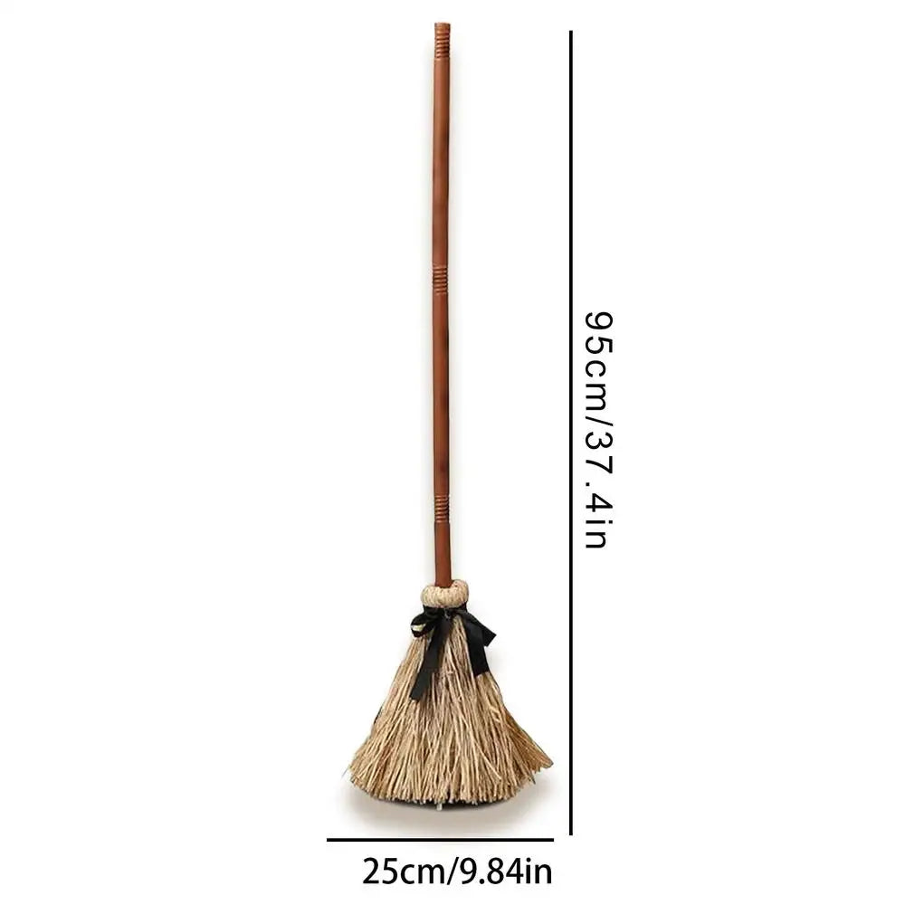 Halloween Floating Witch Broom – Motion Sensor & Spooky Sounds Halloween Decoration Prop SPOT a