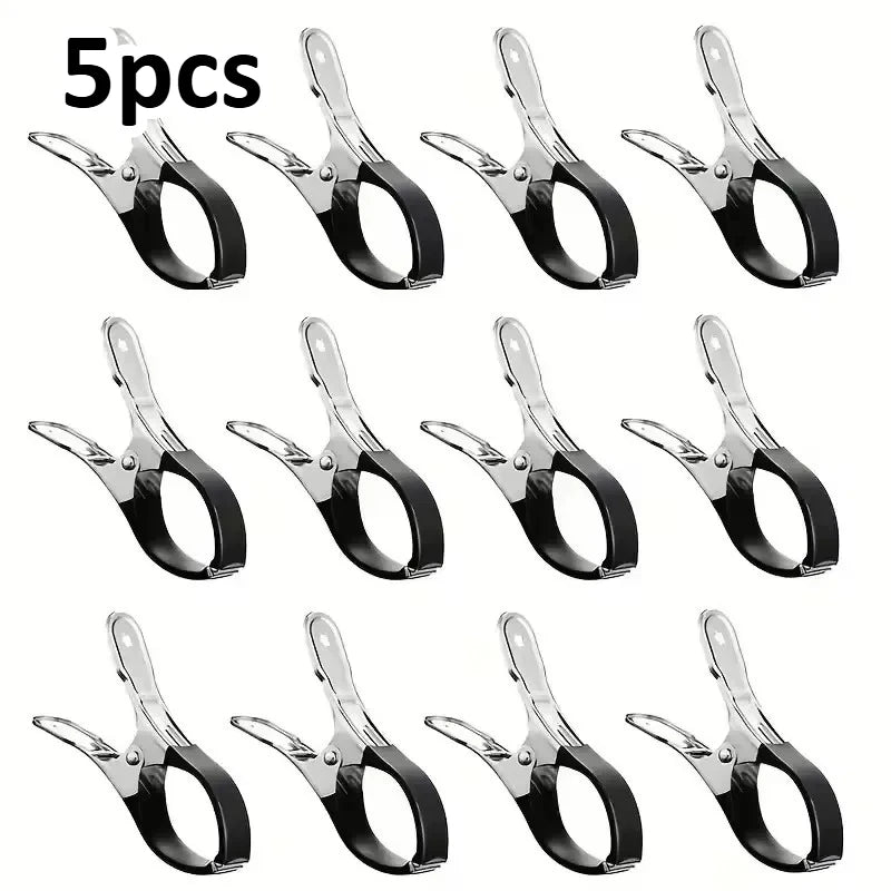Stainless Steel Pool Cover Clips with Blue Handle – 5/10 Pack Pool Cover Clips SPOT 5pcs