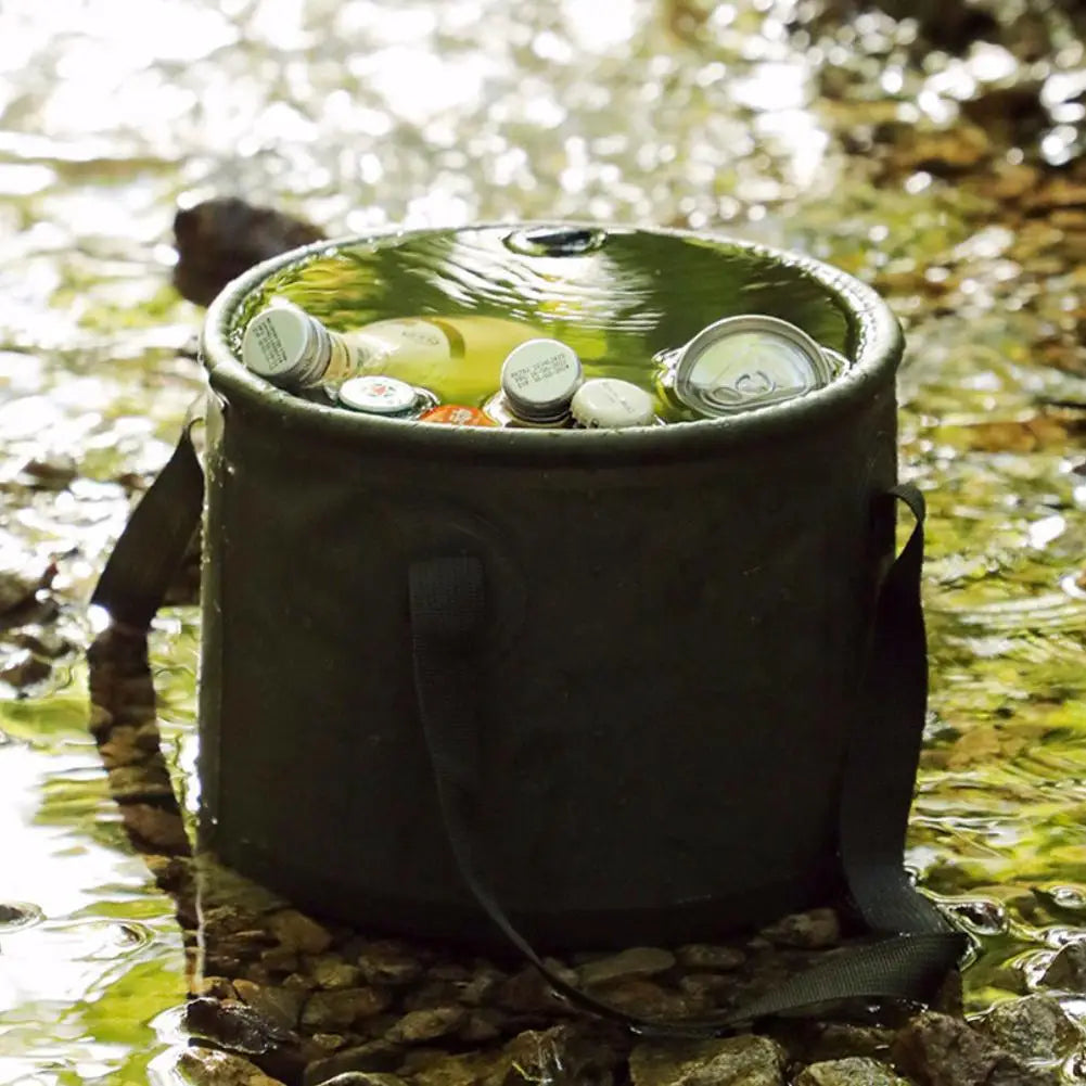 Foldable Camping Bucket 10L/20L – Waterproof Portable Basin Collapsible Camping Bucket SPOT