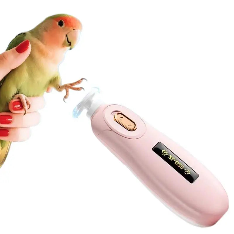 Electric Parrot Claw Grinder – Quiet Nail Trimmer for Small Birds Pet Claw Grinder SPOT