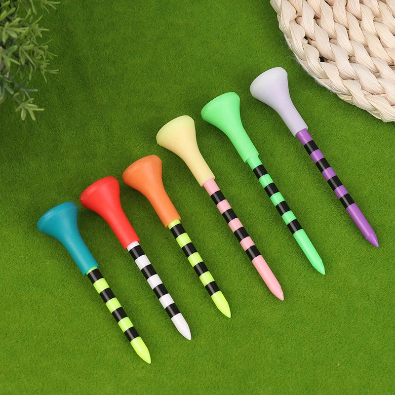 Golf Tees 10/20/30-Pack – 70mm & 83mm Plastic Mix Color Golf Tees SPOT