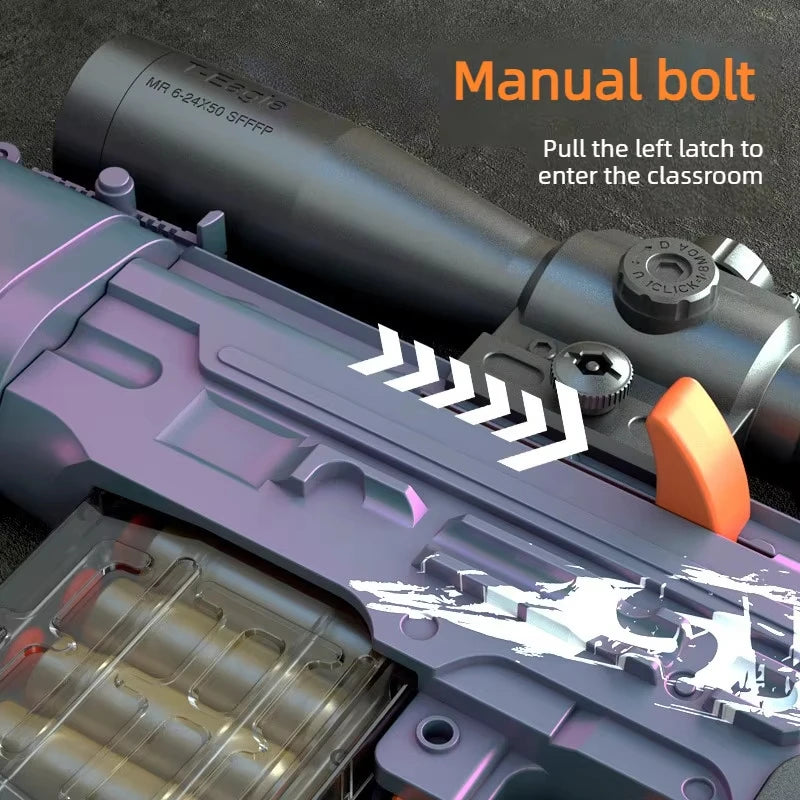 NOCCLILI SVD Soft Shell Toy Sniper Rifle – Manual Loading Toy Sniper Rifle SPOT