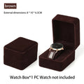 Velvet Watch Box – Flannel Storage Case for Watches & Jewelry Watch Storage Box SPOT A5