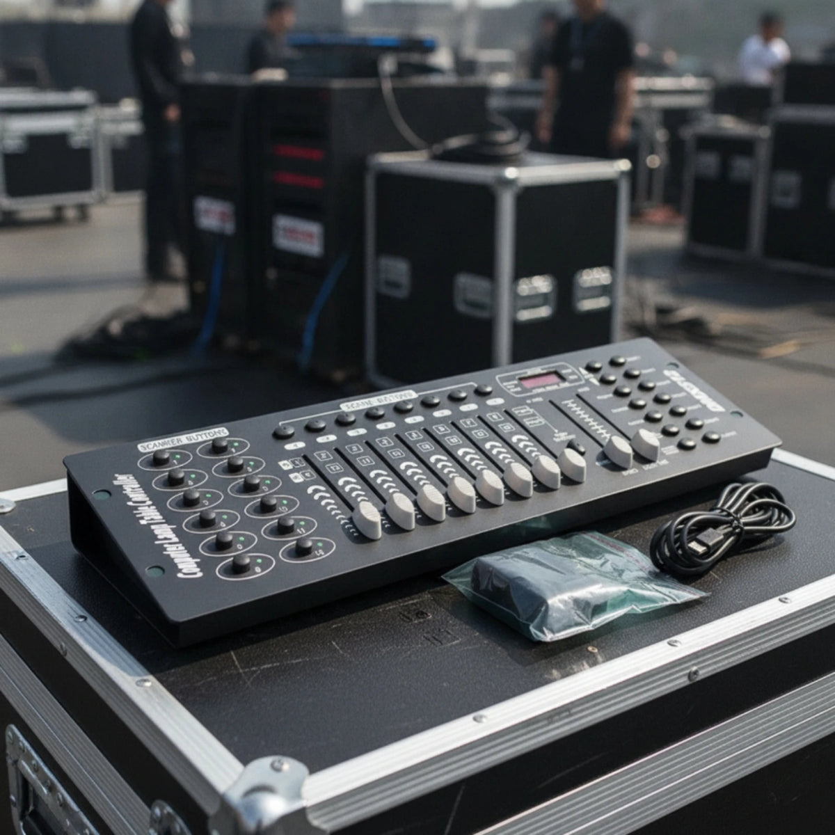 192-Channel DMX512 Portable Stage Lighting Control Console DMX Lighting Console SPOT