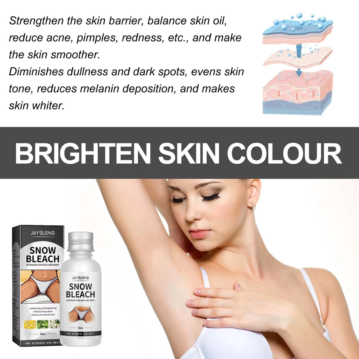 Brightening Body Cream Vitamin C & Niacinamide – 30ml Body Brightening Cream SPOT