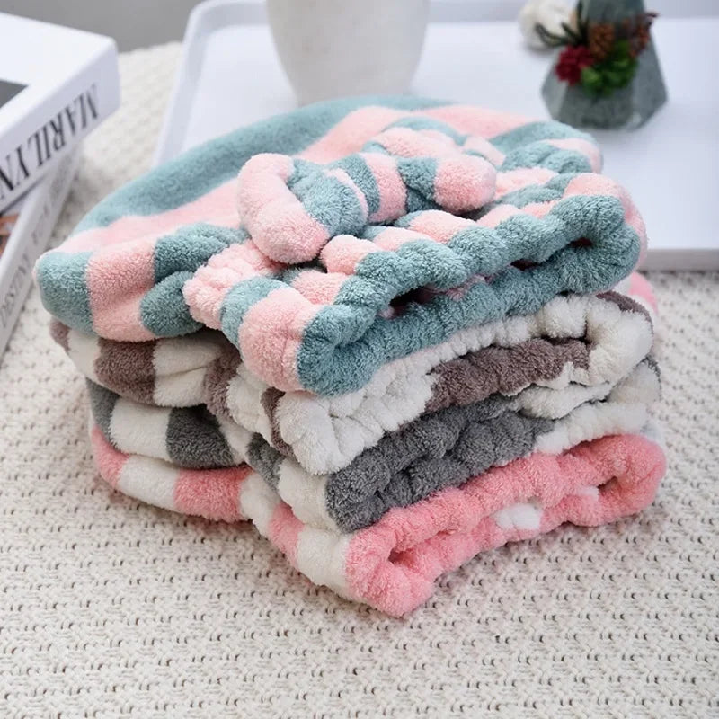 Quick-Drying Hair Towel Cap – Super Absorbent Hair Bonnet Hair Towel Cap SPOT
