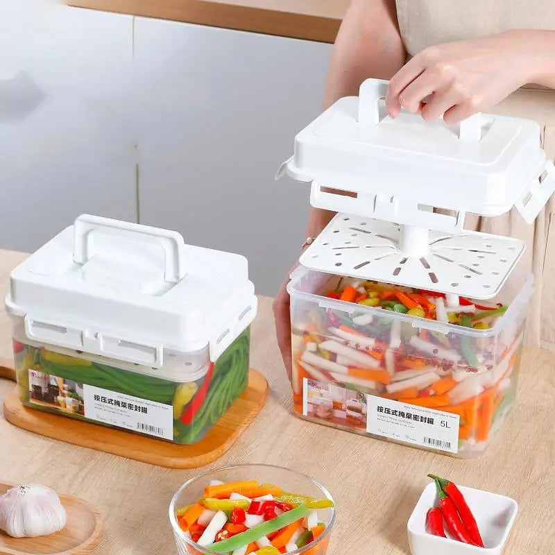 5L Kimchi Press Fermentation Jar – Pickle & Sauerkraut Container Fermentation Container SPOT