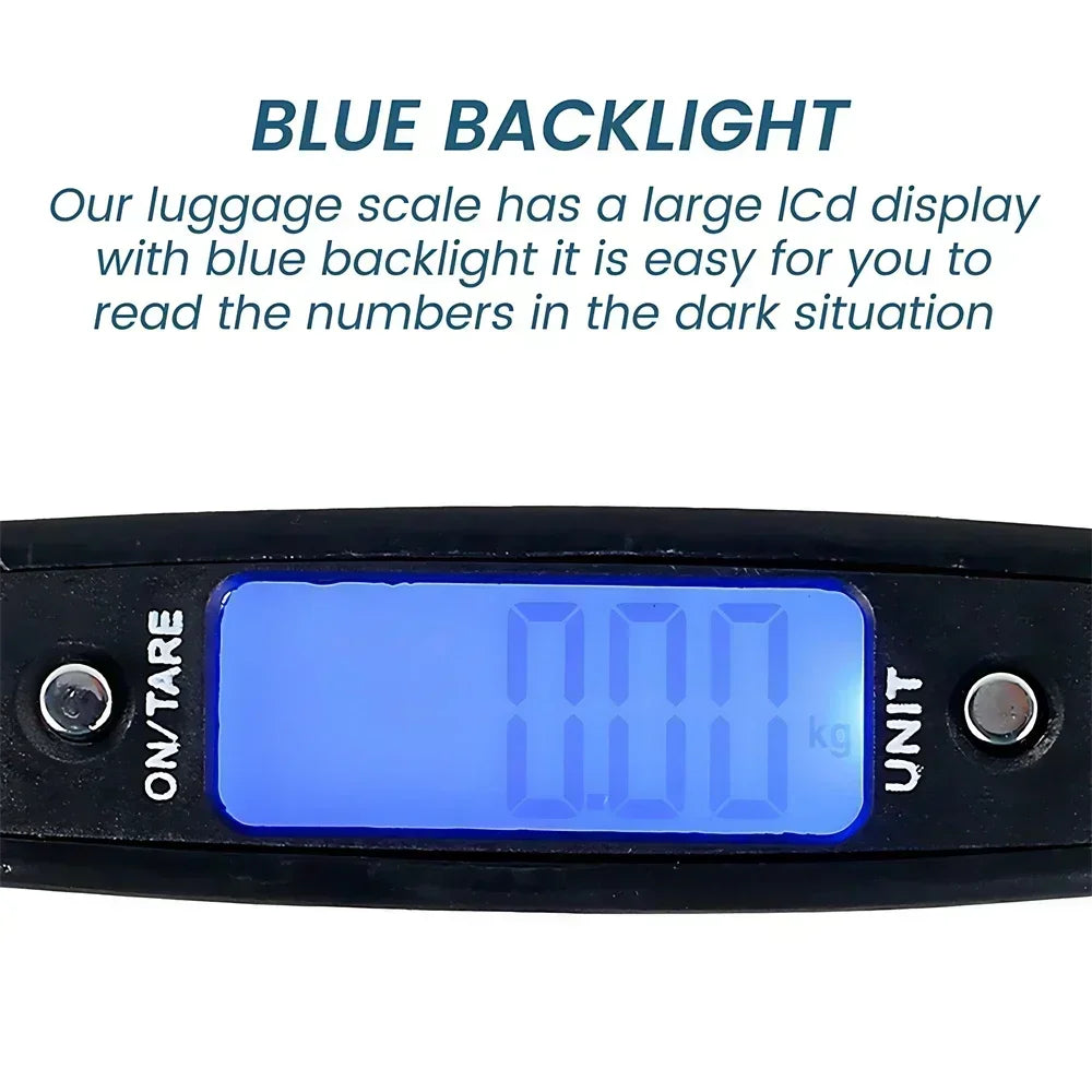 50kg Digital Luggage Scale – Portable Hanging Travel Scale Digital Luggage Scale SPOT