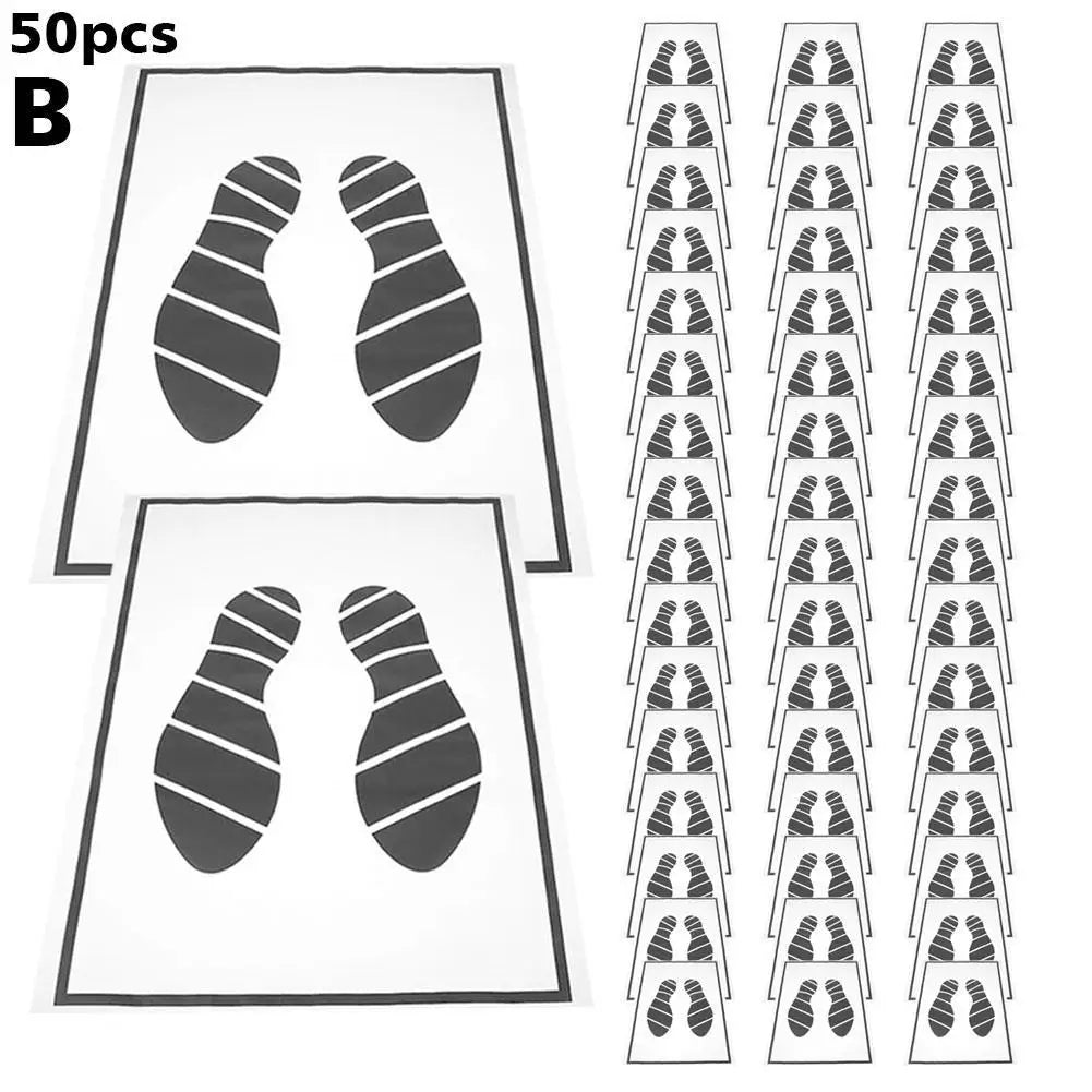 Disposable Paper Car Floor Mats 25/50-Pack – Foot Pad Protectors Disposable Car Mats SPOT 50PCS