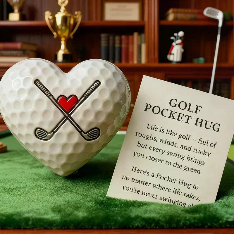 Golf Pocket Hug Token – Inspirational Gift for Golf Lovers Golf Gift Token SPOT