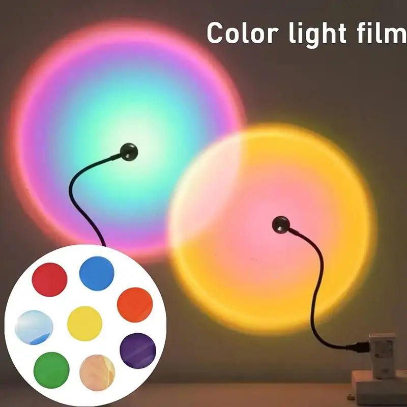 Self-Adhesive Color Film Lamp Stickers – Warm Ambiance 5/10pc Lamp Color Film SPOT