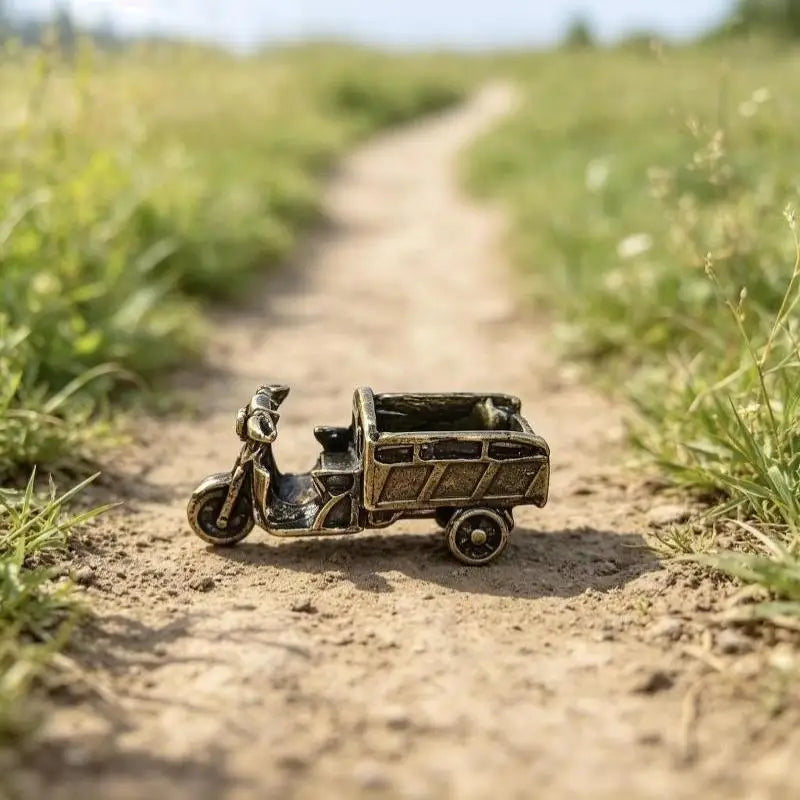 Vintage Metal Tricycle Figurine – Antique Bronze Home Décor Decorative Figurine SPOT Default Title