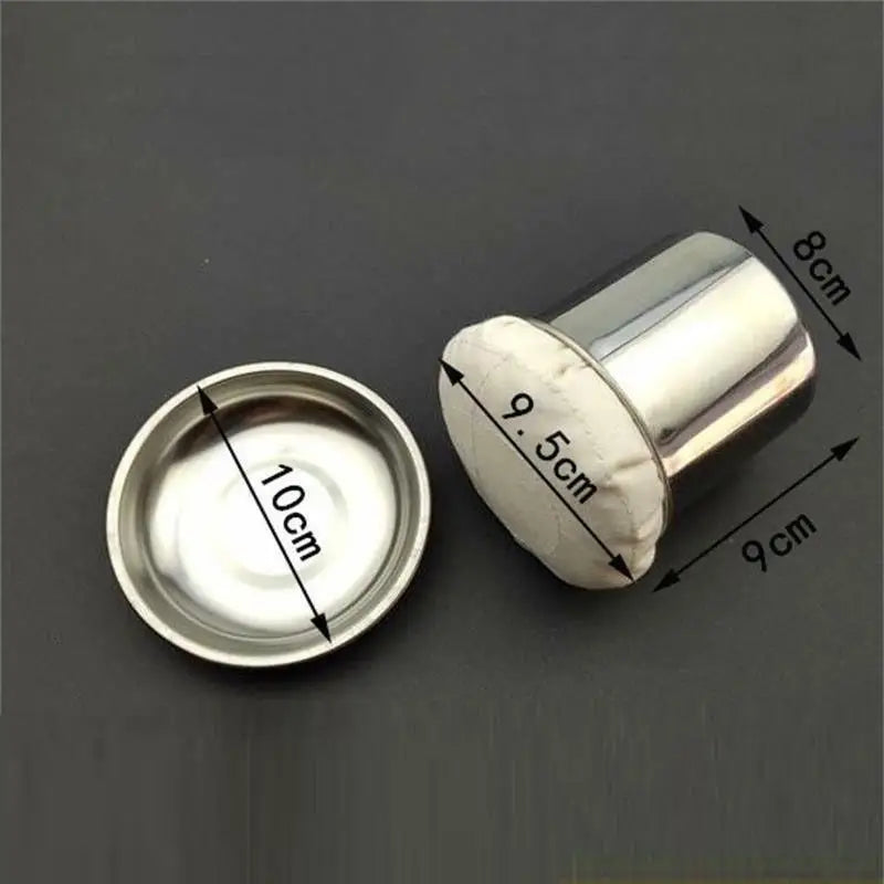 Stainless Steel Oil Spreader Brush with Tray | Pancake & Crepe Oil Spreader Brush SPOT