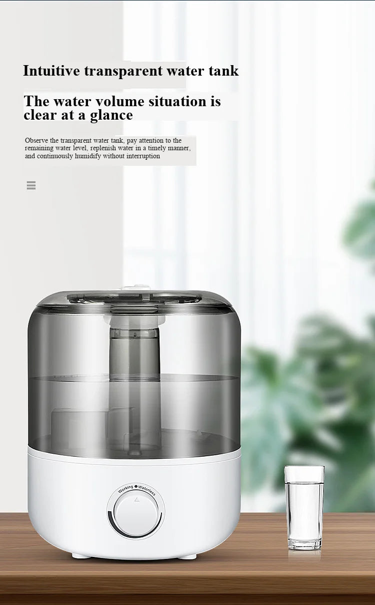 3L Ultrasonic Humidifier & Aromatherapy Diffuser | Desktop Ultrasonic Humidifier SPOT