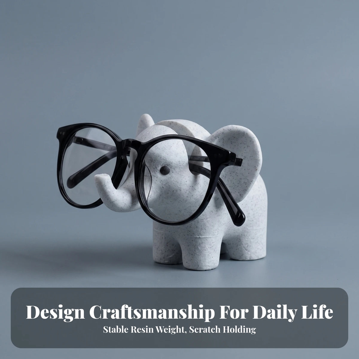 Elephant Eyeglass Holder – Resin Glasses Stand for Desk Eyeglass Holder Stand SPOT Default Title