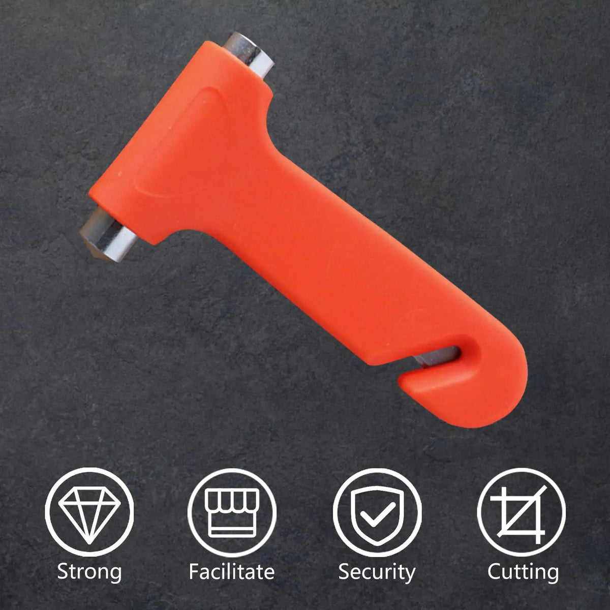 Car Emergency Safety Hammer – Window Breaker & Seat Belt Cutter Car Escape Tool SPOT