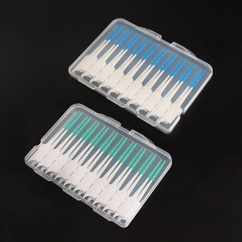Silicone Interdental Brushes – Soft Bristle Teeth Cleaner Interdental Brush SPOT