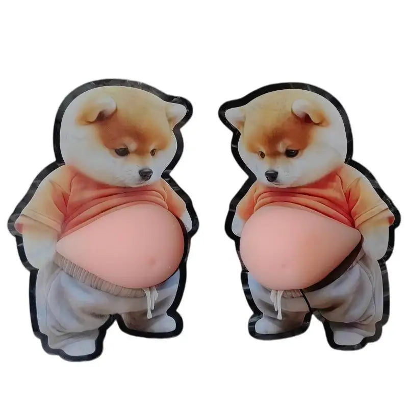 3D Shiba Inu Puppy Sticker – Phone Case & Party Decor Decorative Sticker SPOT