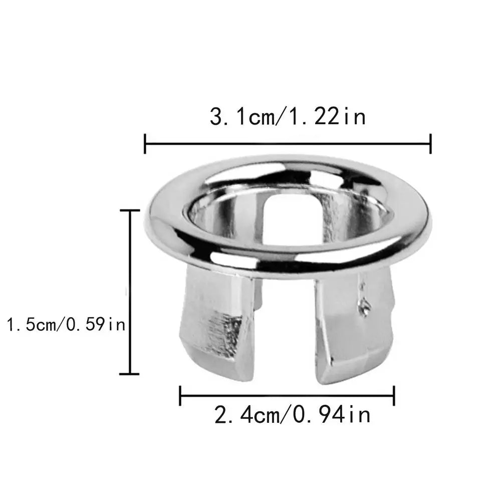 Bathroom Sink Overflow Trim Ring 22–24mm Basin Cover Cap Sink Overflow Cover SPOT C