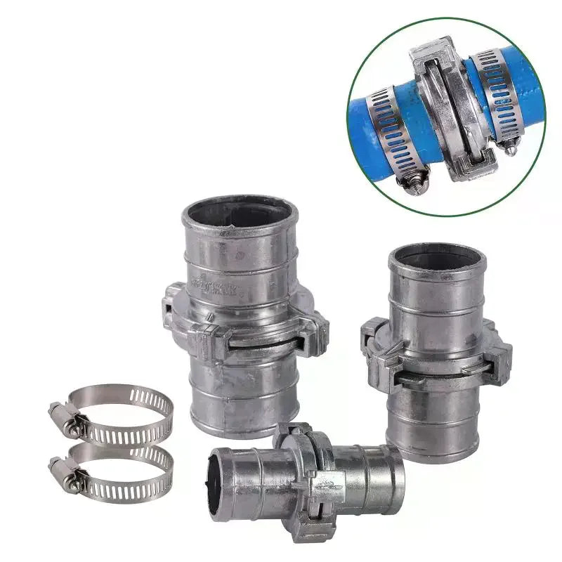 Aluminum Snap Hose Connector – Fast Coupling Clamp 1–2 Inch Hose Coupling Connector SPOT