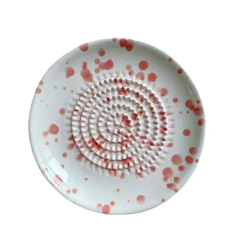 Ceramic Ginger Garlic Grater Plate – BPA-Free, Dishwasher Safe Ceramic Grater Plate SPOT