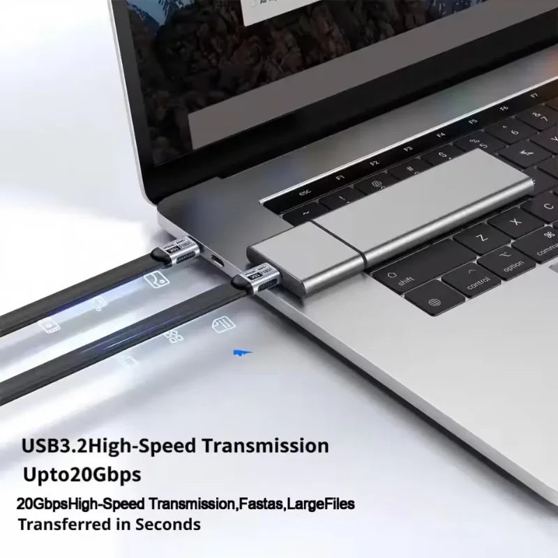 USB-C to USB-C Cable 240W PD | 20Gbps | 4K@60Hz | TB5 USB-C Cable SPOT