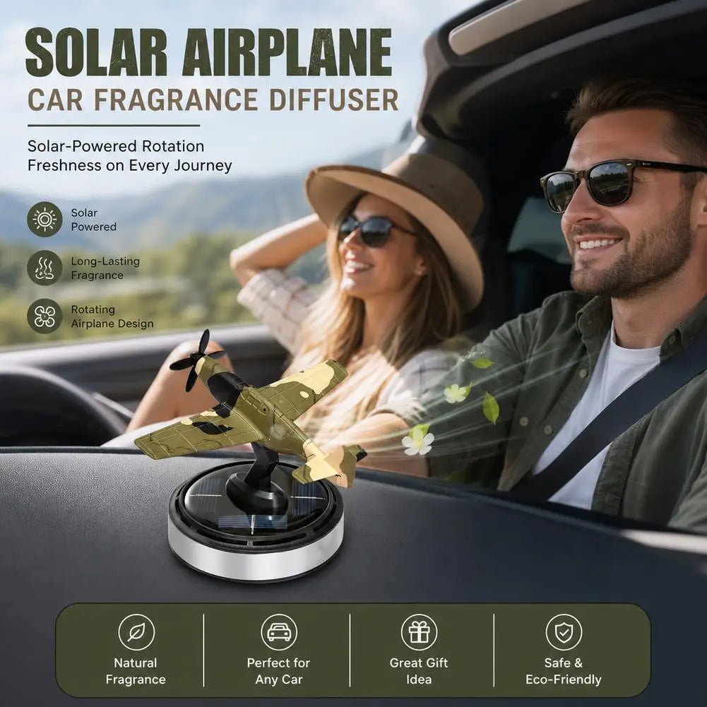 Solar-Powered Car Air Freshener & Essential Oil Diffuser Car Air Freshener SPOT