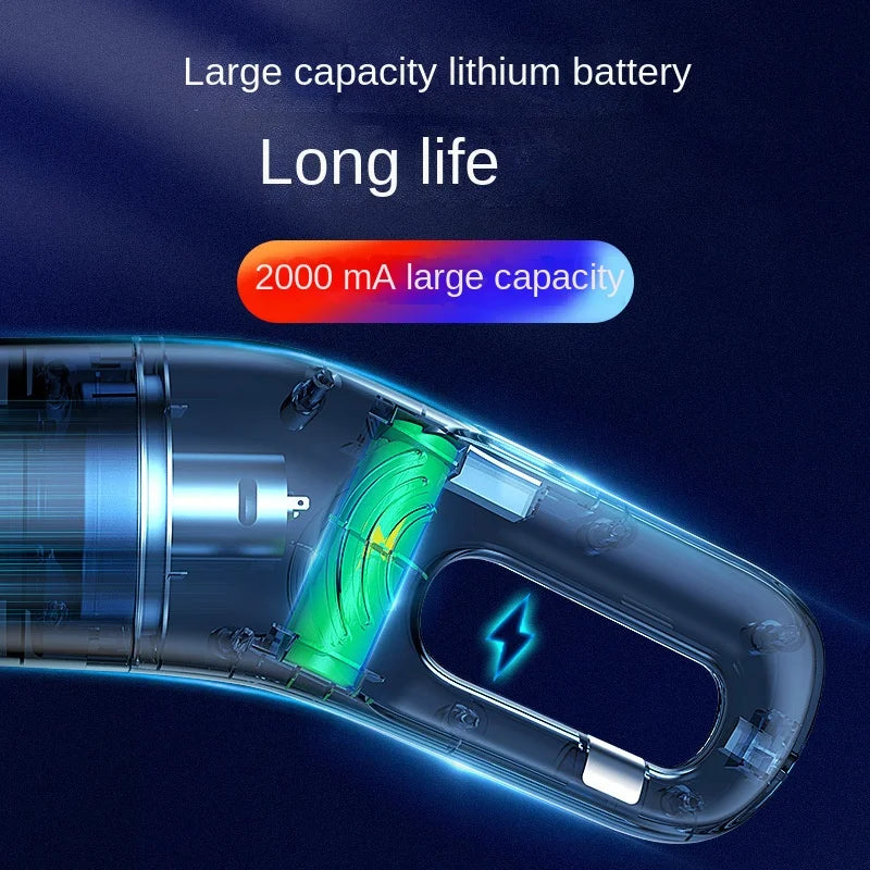 60W Cordless Handheld Vacuum – Car & Home Wet/Dry USB Handheld Vacuum SPOT