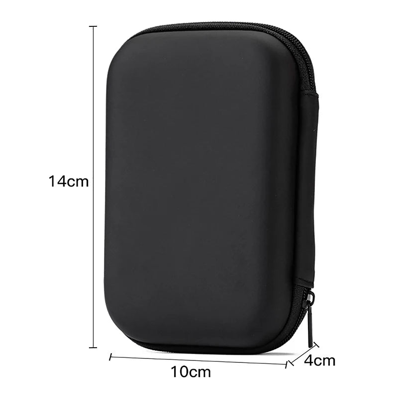 EVA Zipper Bag for HDD, SSD, USB Cables & Power Banks EVA Protective Case SPOT