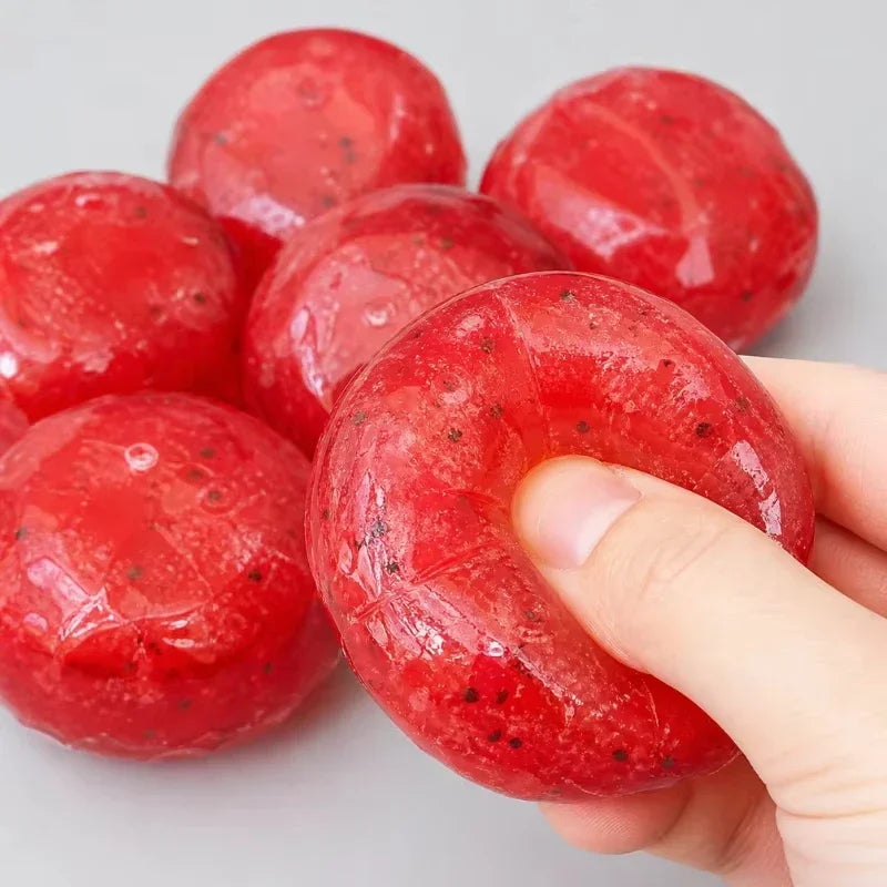 Squishy Slow-Rise Squeeze Fidget Toy – Soft PU Fruit Ball Squeeze Fidget Toy SPOT