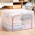 24L Foldable Waterproof Storage Box – Transparent Clothes Organizer Foldable Storage Box SPOT A2
