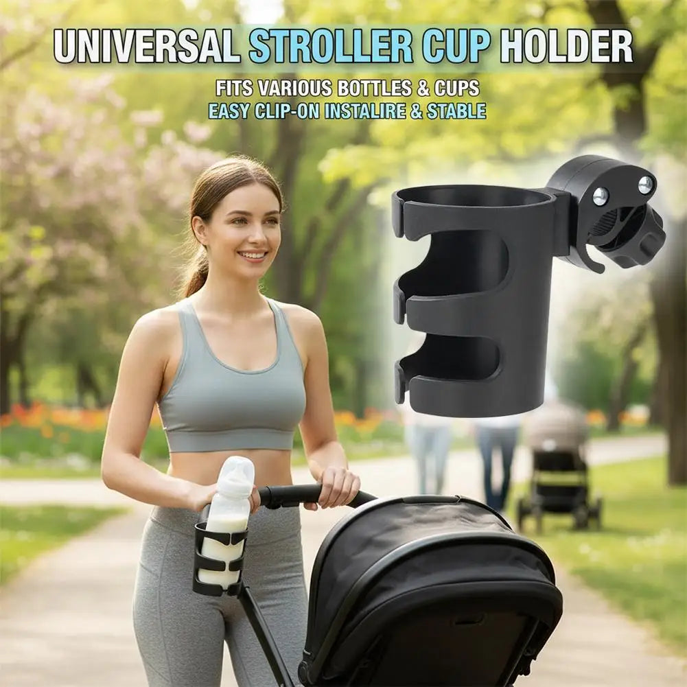Universal Stroller Cup Holder – Clamp-On Bottle Holder Stroller Cup Holder SPOT