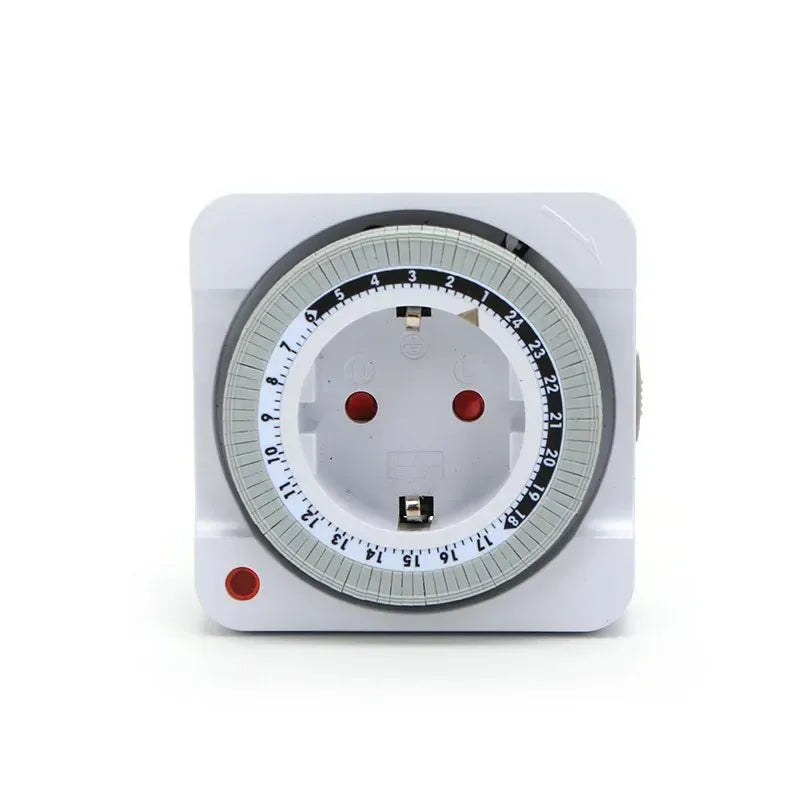Mechanical Countdown Timer Switch EU Plug – 24H Auto Cycle Timer Switch SPOT