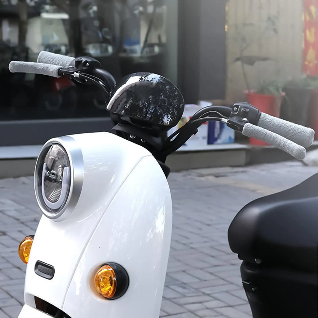 Plush Motorcycle Handlebar & Brake Lever Covers | Winter Warmers Handlebar Grip Covers SPOT