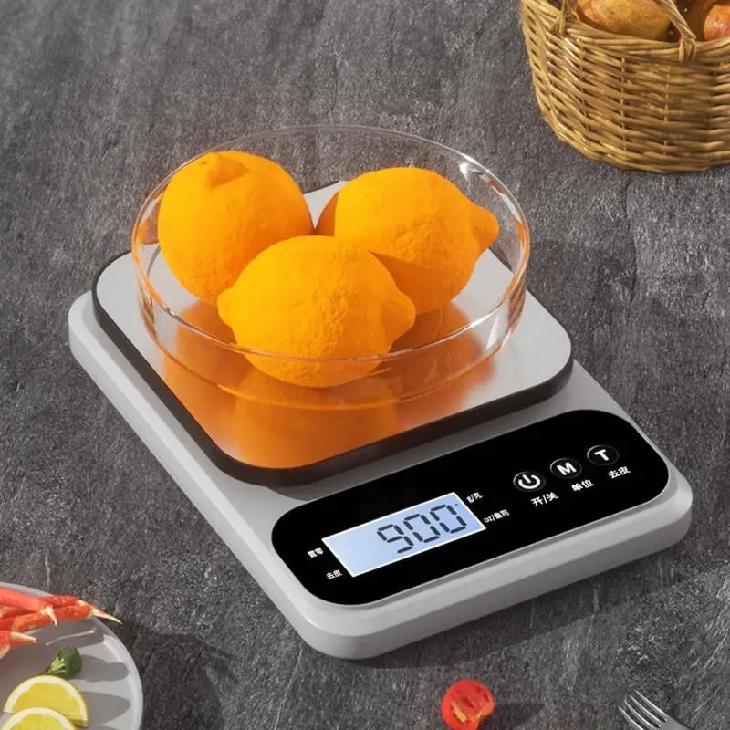 10kg Rechargeable Digital Kitchen Scale – LCD Gram Scale Digital Kitchen Scale SPOT