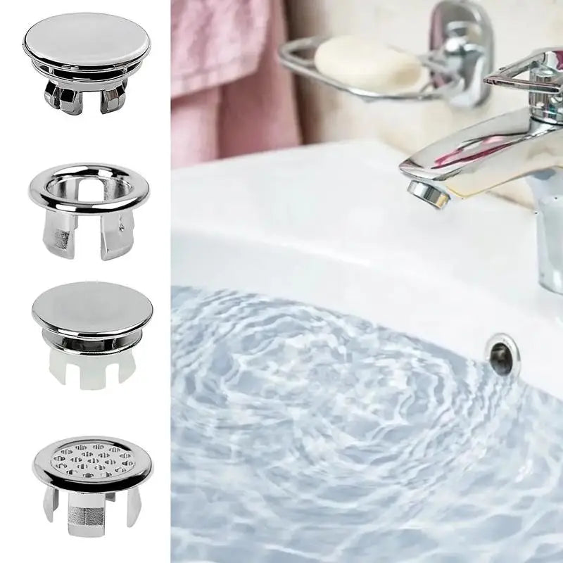 Bathroom Sink Overflow Trim Ring 22–24mm Basin Cover Cap Sink Overflow Cover SPOT
