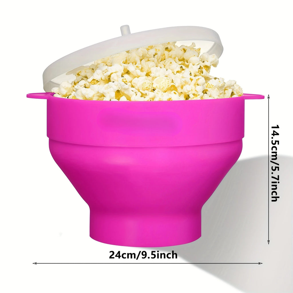 3L Foldable Silicone Microwave Popcorn Maker – BPA-Free Microwave Popcorn Maker SPOT