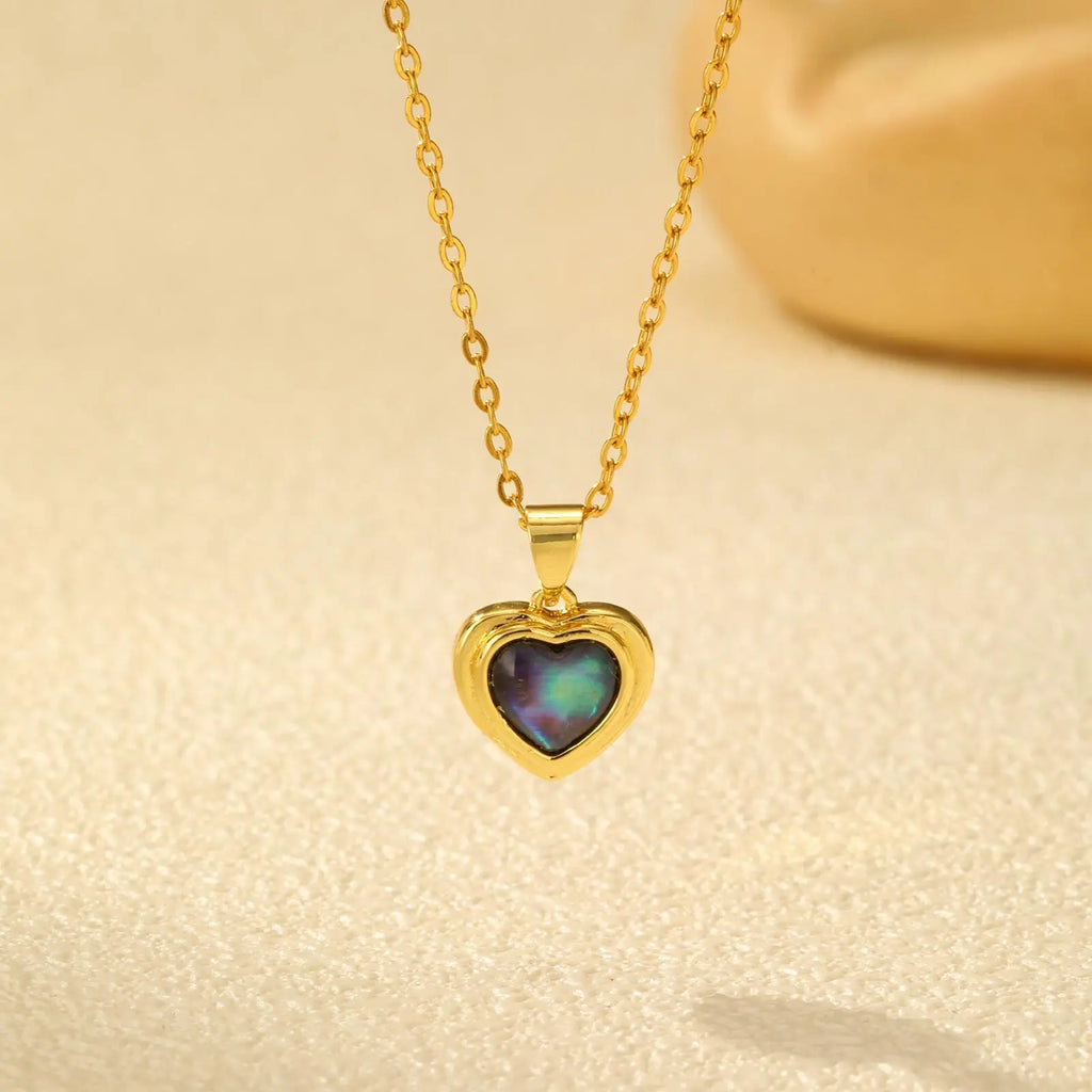 Meaeguet Abalone Shell Pendant Necklace – Waterproof Women Pendant Necklace SPOT