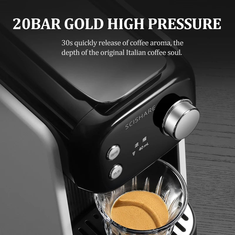 DUTRIEUX S1203 Capsule Espresso Machine – 20 Bar, 1.5L Capsule Espresso Machine SPOT
