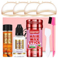 Spirit Gum Glue & Remover + Hair Wax Stick – 10-Pack Makeup Kit Costume Makeup Adhesive SPOT 15ml-30ml-75g-10pcs
