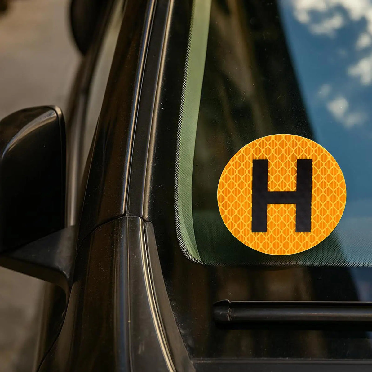 Magnetic Car Sticker – Reusable H Sign Bumper Decal Badge Magnetic Car Decal SPOT