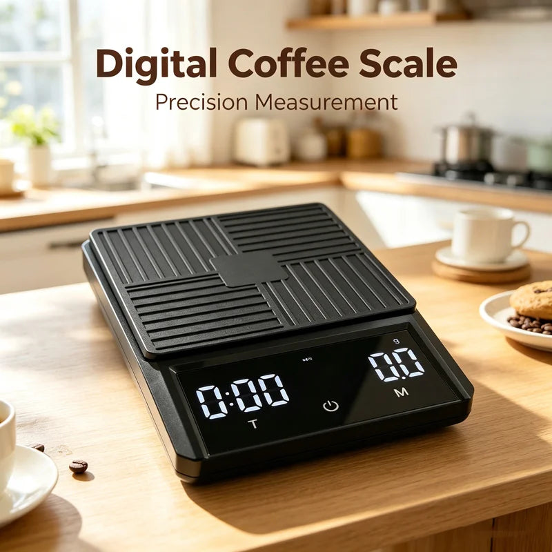Smart Coffee Scale 0.1g Precision Touch Screen & Timer Coffee Scale SPOT