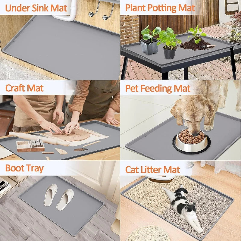 Silicone Coffee Mat – Anti-Slip Heat-Insulating Bar Cup Tray Silicone Bar Mat SPOT