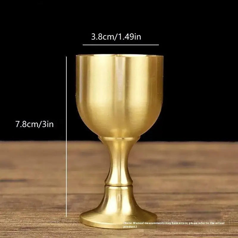 Brass Copper Wine Goblet – Mini Shot Glass & Decor Copper Wine Goblet SPOT