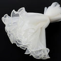 Lace Mesh Flower Wrapping Roll 28cm x 4.5M – Bouquet Wrap Floral Wrap Mesh SPOT White As Shown