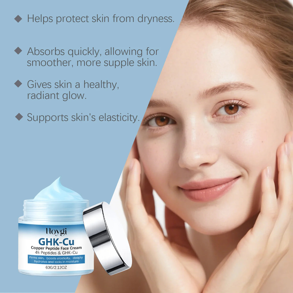 Hoygi Copper Peptide Face Cream & Serum Set – Firming Face Cream Serum Set SPOT