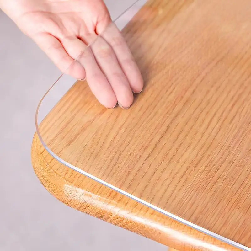 Clear PVC Table Protector – Heat & Oil Resistant Cover PVC Table Protector SPOT